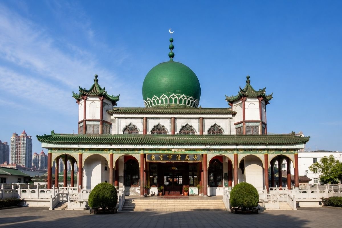 Nanjing Jingjue Mosque Ming dynasty historic mosque in the Confucius Temple area serving Hui Muslim community of Nanjing