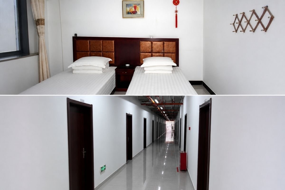 Kunming University international student hostel room