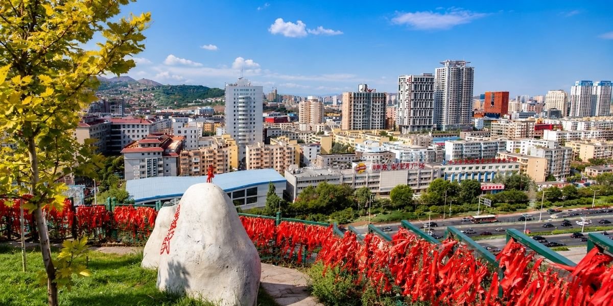 Xinxiang city, Henan Province, China, location of Xinxiang Medical University.