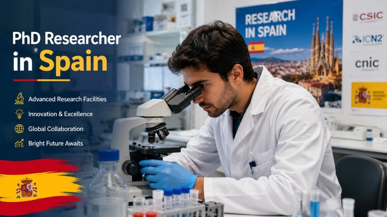 PhD researcher in a Spanish laboratory